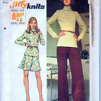 Simplicity 5841 Ladies Top Skirt Pants Vintage 1970's Sewing Pattern Jiffy Size 14 Bust 36 - VintageStitching - Vintage Sewing Patterns