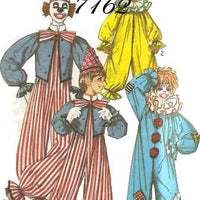 Simplicity 7162 Vintage 1970's Sewing Pattern Clown Costume Adult - VintageStitching - Vintage Sewing Patterns