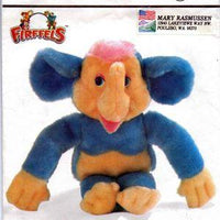 Simplicity 7204 Firffels Stuffed Animal Elephonkey Elephant Monkey Toy Vintage 80's Craft Pattern - VintageStitching - Vintage Sewing Patterns