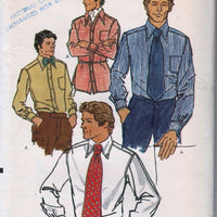 Vogue 8362 Vintage 1970's Sewing Pattern Mens Shirt Tie - VintageStitching - Vintage Sewing Patterns