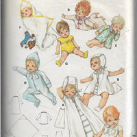 Butterick 5758 Baby Petticoat Dress Kimono Vintage Sewing Pattern 1960s - VintageStitching - Vintage Sewing Patterns