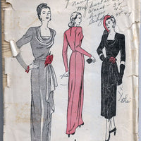 Butterick 4407 Ladies Evening Gown vintage pattern