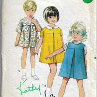 vintage butterick pattern 4470 1960s girls