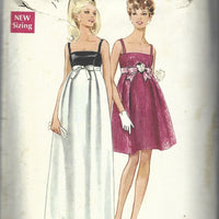 Butterick 5049 gown vintage pattern