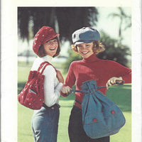 Butterick 3779 cap bag vintage pattern