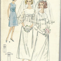 Butterick 3986 wedding gown vintage pattern