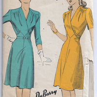 dubarry 5758 dress vintage pattern 1940s