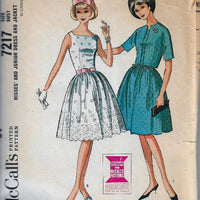 McCalls 7217 Dress Bolero Jacket Vintage Sewing Pattern 1960s - VintageStitching - Vintage Sewing Patterns