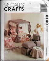 
              McCalls 8140 Barbie Doll Furniture Craft Sewing Pattern - VintageStitching - Vintage Sewing Patterns
            