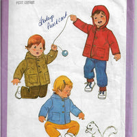 Simplicity 8815 Toddler Coat Jacket Vintage Sewing Pattern 1950's - VintageStitching - Vintage Sewing Patterns