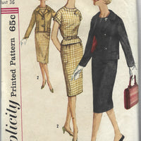 simplicity 3155 ladies suit vintage pattern