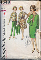
              simplicity 4548 vintage sewing pattern 1960s
            