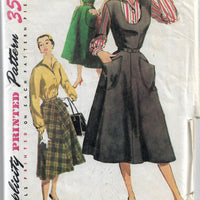 simplicity 4838 jumper vintage pattern 1950s