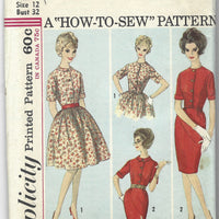 simplicity 5022 dress vintage pattern