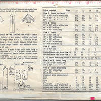 Simplicity 5703 Ladies Sheath Dress Gown Jacket Vintage Sewing Pattern 1960s
