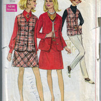 mini skirt simplicity 7794 vintage pattern