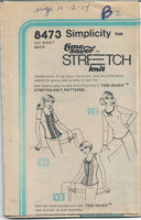 
              Simplicity 8473 Ladies Pullover Top Vintage Sewing Pattern 1970s No Envelope
            