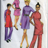 simplicity 9216 mini dress vintage pattern