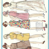 Vogue Basic Design 2097 Ladies Empire Waist Dress Gown Vintage Pattern 1960s