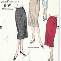 vogue 9762 skirt vintage 1950s pattern