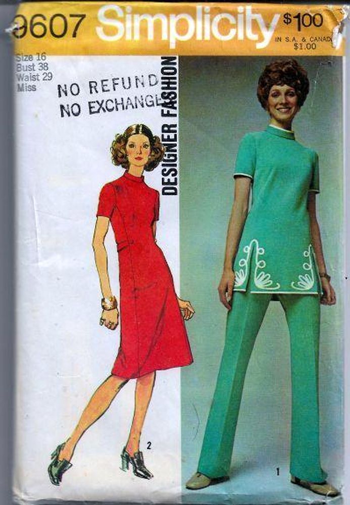 1970s Ladies Vintage Patterns