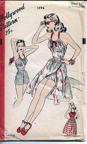 Vintage Swimwear & Beach Patterns