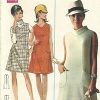 Butterick 4790 Ladies Jumper Dress Vintage Sewing Pattern 1960s