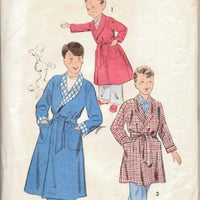 Advance 7741 Young Boys Long or Short Bath Robe Vintage 1970's Pattern - VintageStitching - Vintage Sewing Patterns