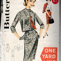 Butterick 2435 Ladies Jacket Blouse Skirt Vintage 1960's Sewing Pattern - VintageStitching - Vintage Sewing Patterns