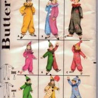 Butterick 3169 Childs Clown Halloween Costume Vintage 1960's Sewing Pattern - VintageStitching - Vintage Sewing Patterns