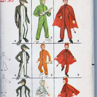 Butterick 3274 Children Penguin Devil Space Halloween Costume Vintage 60's Sewing Pattern - VintageStitching - Vintage Sewing Patterns