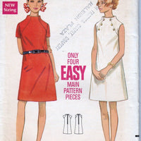 Butterick 5050 Ladies A-line Dress Vintage 1960's Sewing Pattern - VintageStitching - Vintage Sewing Patterns