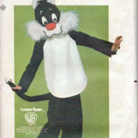 Butterick 6349 Boys Girls Sylvester Cat Halloween Costume Pattern Looney Tunes  1970's - VintageStitching - Vintage Sewing Patterns