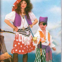 Butterick 6730 Boys Girls Pirate Halloween Costume Vintage Sewing Pattern - VintageStitching - Vintage Sewing Patterns
