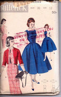 
              Butterick 7648 Ladies Rockabilly Cocktail Swing Dress Bolero Jacket Vintage Sewing Pattern 1950's - VintageStitching - Vintage Sewing Patterns
            