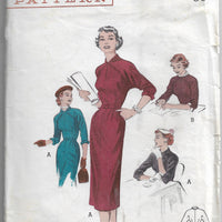 butterick 6671  dress vintage pattern