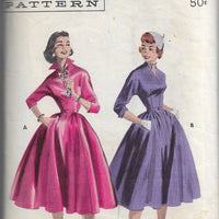 butterick 7477 rockabilly dress vintage pattern