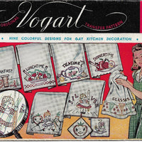 Vintage Transfer Pattern Vpgart 127 Kitchen Tea Towel Decoration - VintageStitching - Vintage Sewing Patterns