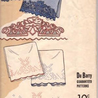 Dubarry Vintage Cross Stitch Transfer Pattern 1930's - VintageStitching - Vintage Sewing Patterns