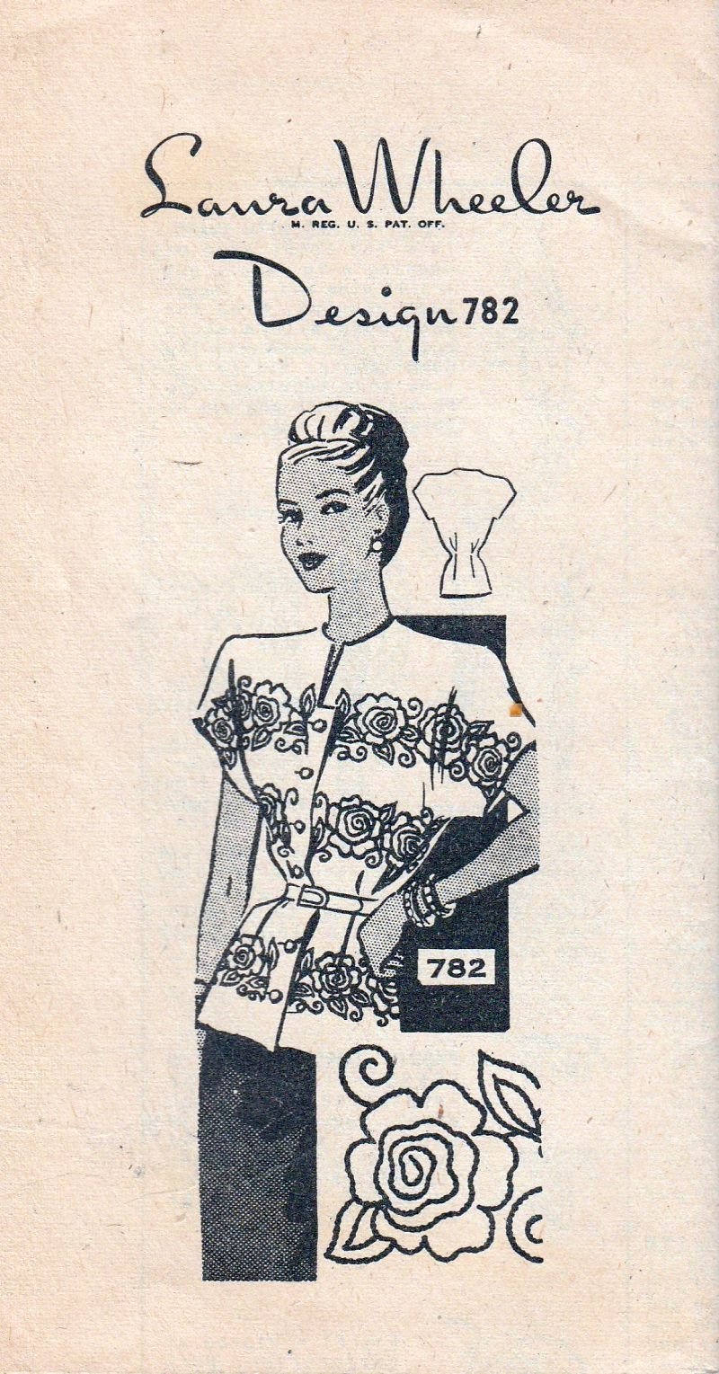 Laura Wheeler Mail Order 782 Vintage 1940's Sewing Pattern Ladies Blouse - VintageStitching - Vintage Sewing Patterns