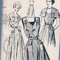 Mail Order 2161 Vintage 1940's Sewing Pattern Ladies Dress Cape - VintageStitching - Vintage Sewing Patterns