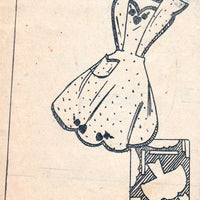Mail Order 2679 Vintage 1940's Sewing Pattern Pinafore Apron Full - VintageStitching - Vintage Sewing Patterns