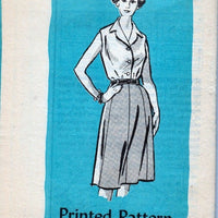 Mail Order 4980 Vintage 1960's Sewing Pattern Ladies Blouse Slim Skirt - VintageStitching - Vintage Sewing Patterns