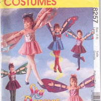 McCall's 8257 Sky Dancers Girls Costume Pattern Halloween Vintage - VintageStitching - Vintage Sewing Patterns