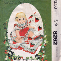 McCall's 8262 Vintage 1980's Sewing Pattern Baby Infant One Piece Dress Slip Little Darlings - VintageStitching - Vintage Sewing Patterns
