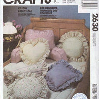 McCall's Crafts 2630 Decorative Pillow Sewing Pattern - VintageStitching - Vintage Sewing Patterns