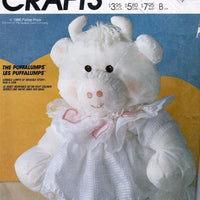 McCall's Crafts 3017 Cow Puffalumps Stuffed Vintage 1980's Sewing Pattern Fisher Price - VintageStitching - Vintage Sewing Patterns