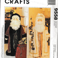 McCall's Crafts 9558 Christmas Greeter Santa Sewing Pattern - VintageStitching - Vintage Sewing Patterns