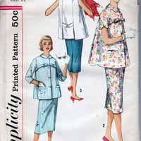 Simplicity 2476 Ladies Maternity Suit Dress Vintage Sewing Pattern 1950's - VintageStitching - Vintage Sewing Patterns