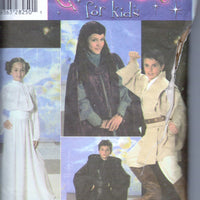 Simplicity 4426 Star Wars Halloween Costume Pattern Children Skywalker Leia Darth Vader - VintageStitching - Vintage Sewing Patterns
